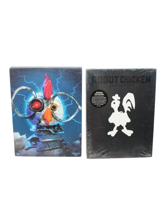 Warner Bros. Other - Robot Chicken Season 1 & 2 DVDs 2006 2007